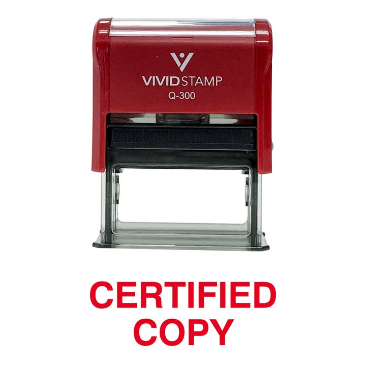 All Quality – wholesale Rubber/decorative stamp – CERTIFIED COPY Self Inking Rubber Stamp
