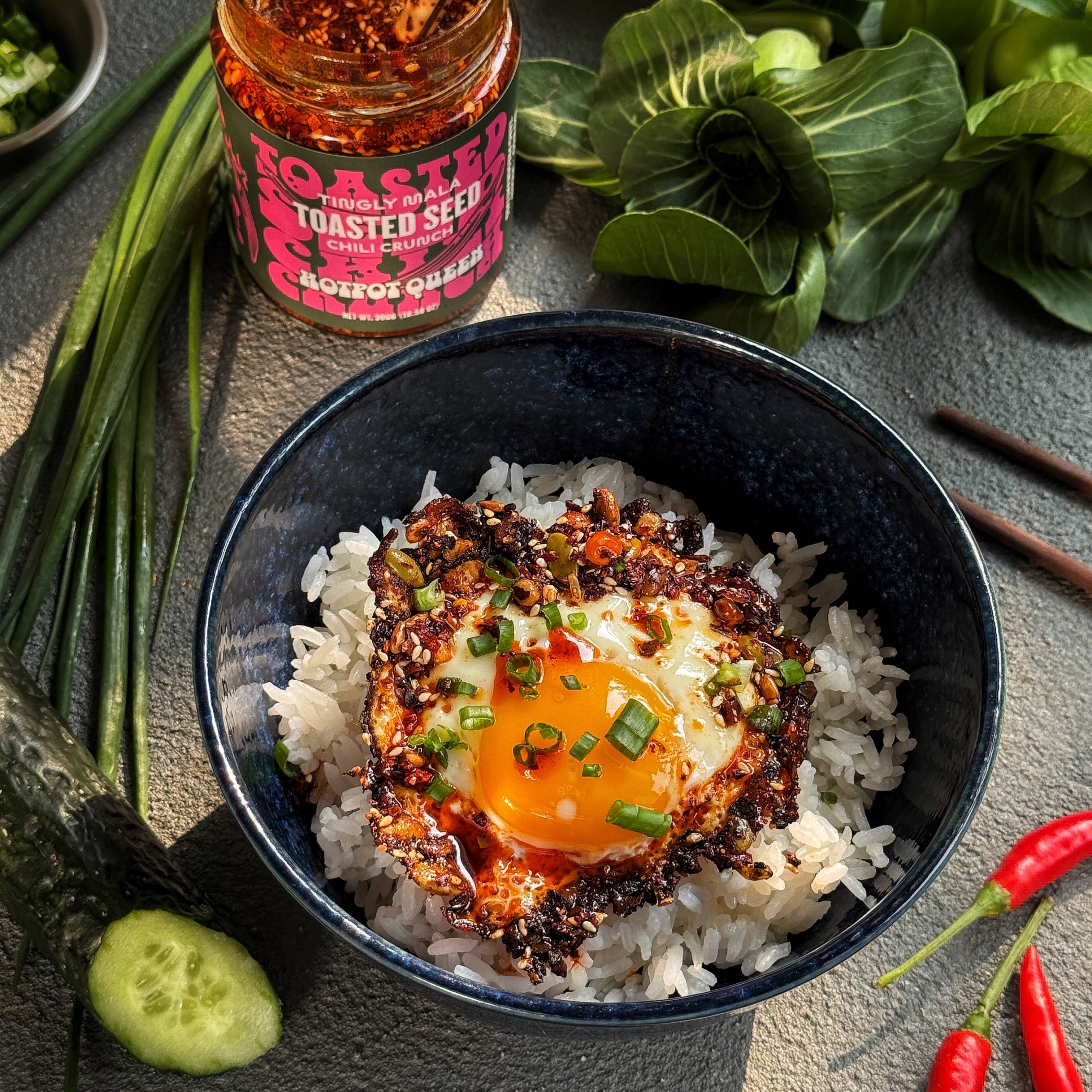 Hotpot Queen - Wholesale Hot Sauce - Toasted Seed Chili Crunch -Extra Crunchy & Umami 10.58 OZ3