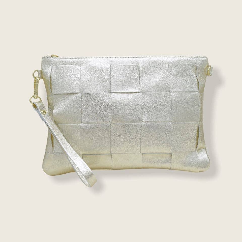 Fique The Label - Wholesale Clutch Bag - Women's - TED CLUTCH | GOLD LEATHER
