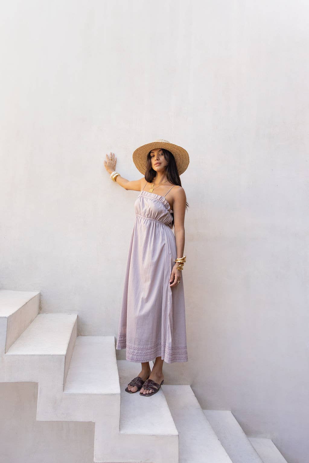 The Fox and The Mermaid - Wholesale Jurk - Dames - Handgeborduurde Zomerjurk (Damya)12