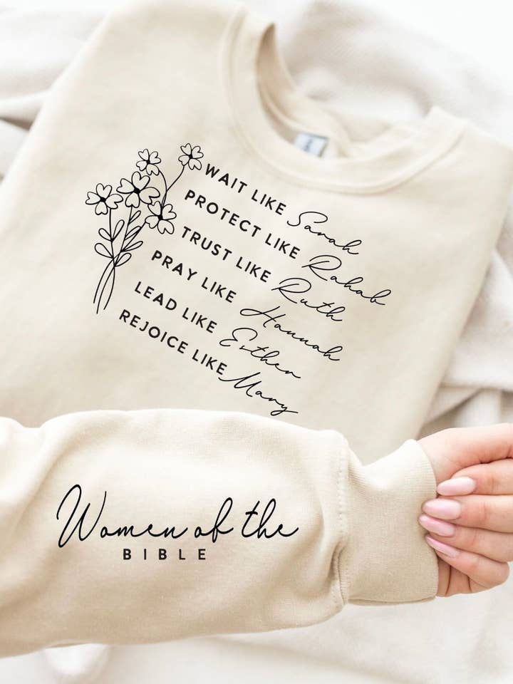 Honey Kate’s Apparel Co. - Wholesale Graphic Sweatshirt - Women's - Women Of The Bible