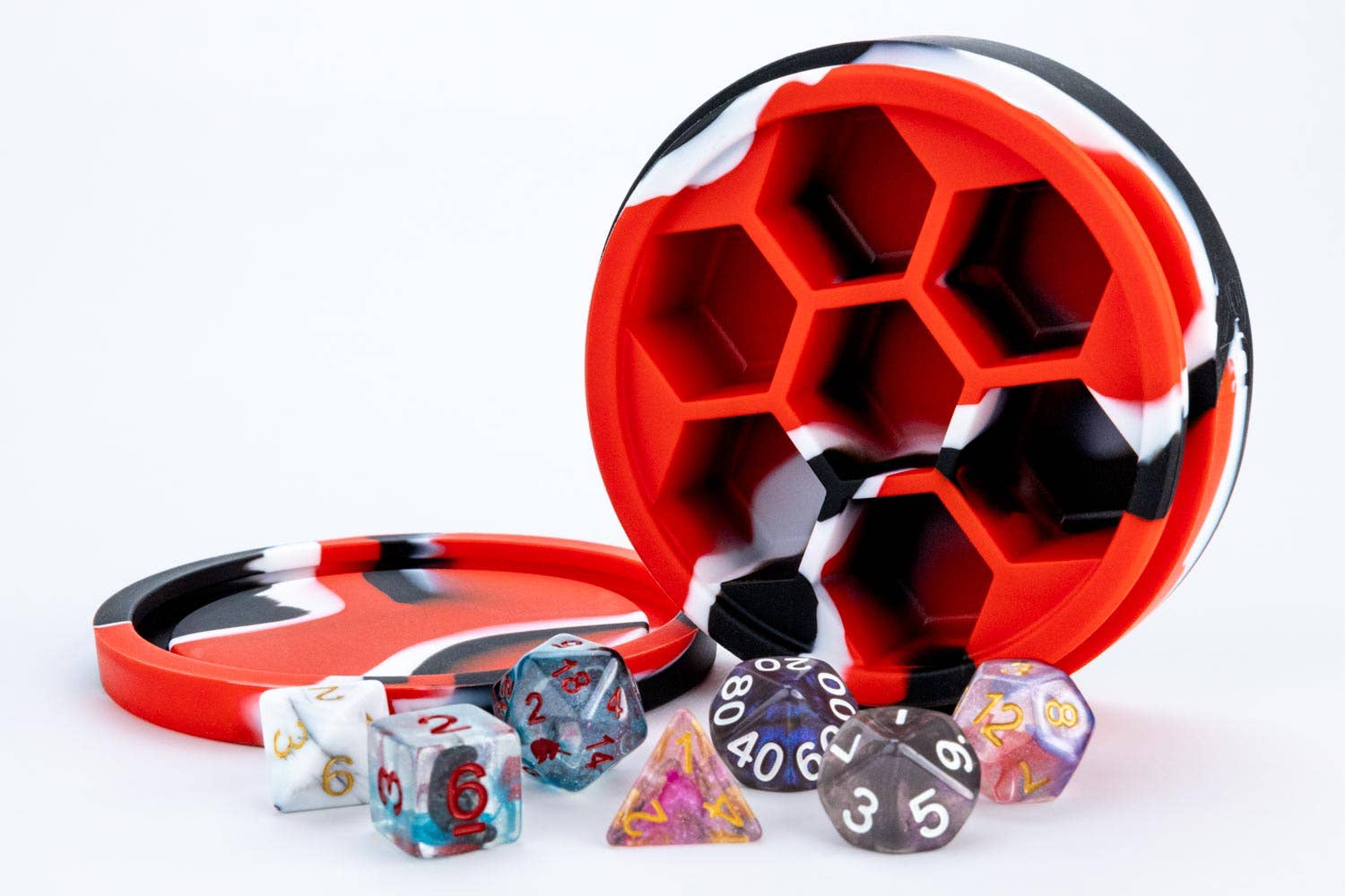 FanRoll by Metallic Dice Games - Wholesale Dice - NEW: Misfit Mystery Silicone Case with Premium Dice Set2