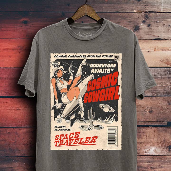 Cosmic Cowgirl Retro comic Graphic Top and other Purchase Wholesale cosmic. Free Returns & Net 60 Terms on Faire trending on Faire.