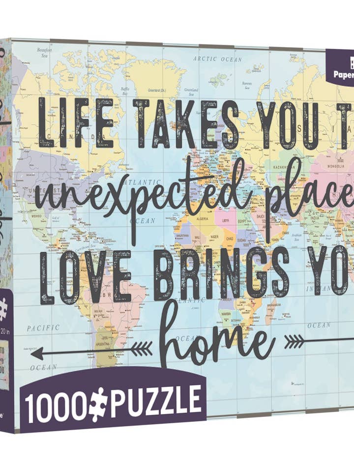 Love Brings You Home Puzzle - 1000 pcs for wholesale by Paper House Productions