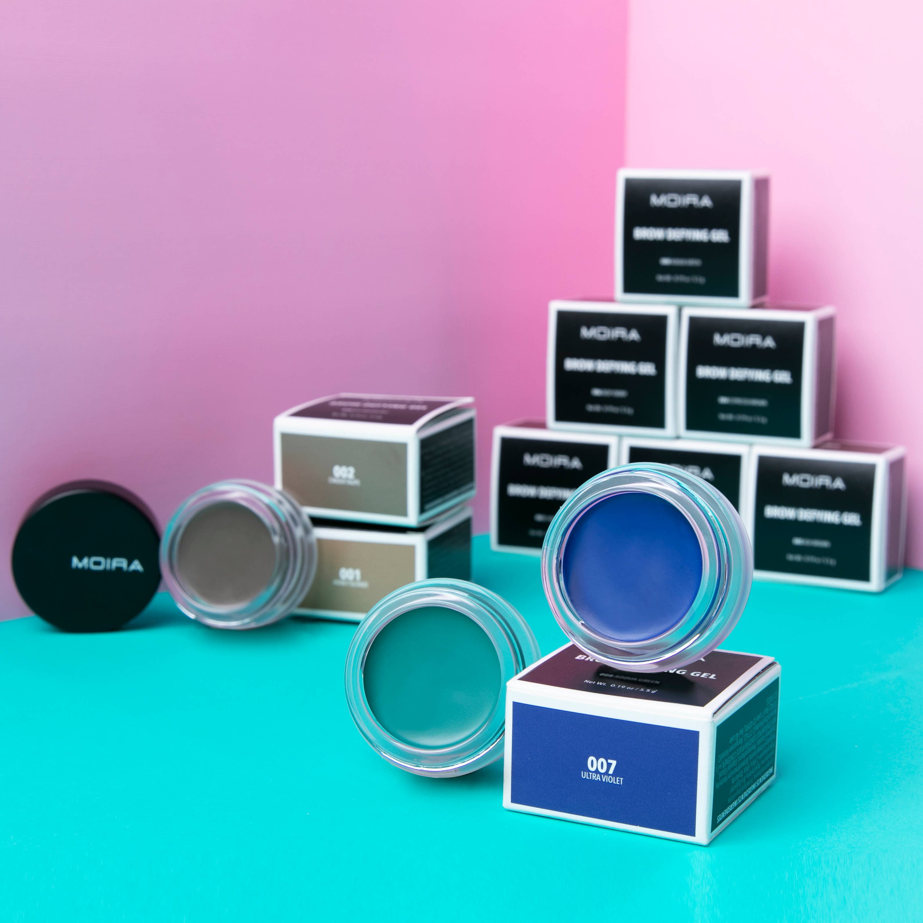 Moira Cosmetics – Lápis de sobrancelha por atacado – Gel Desafiador de Sobrancelhas - 006 Deep Ebony5