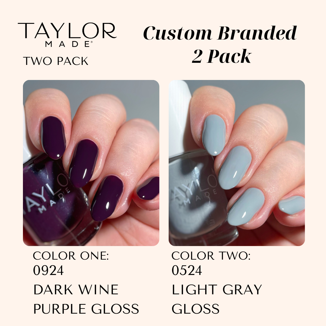 Taylor Made Polish – wholesale Nail polish – Custom Nail Polish: 2 Pack Long-wearing + Vegan + Non-toxic75