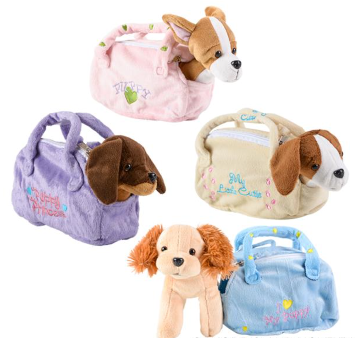 Buy Fuzzy Nation Yorkie Dog Plush Purse Handbag Coin Bag Wristlet Pouch  Online at desertcartINDIA