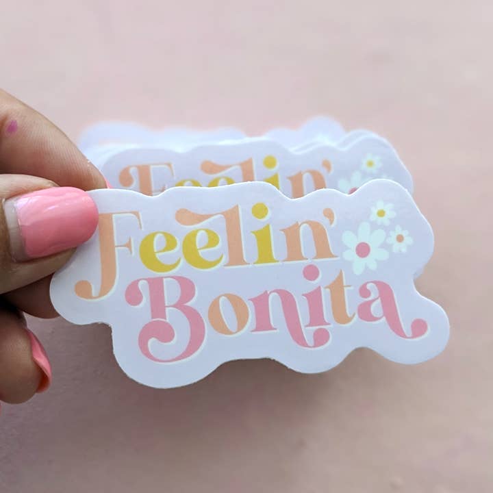 FioriBelle - Wholesale Sticker - Feelin Bonita - Spanish Affirmation Vinyl Stickers