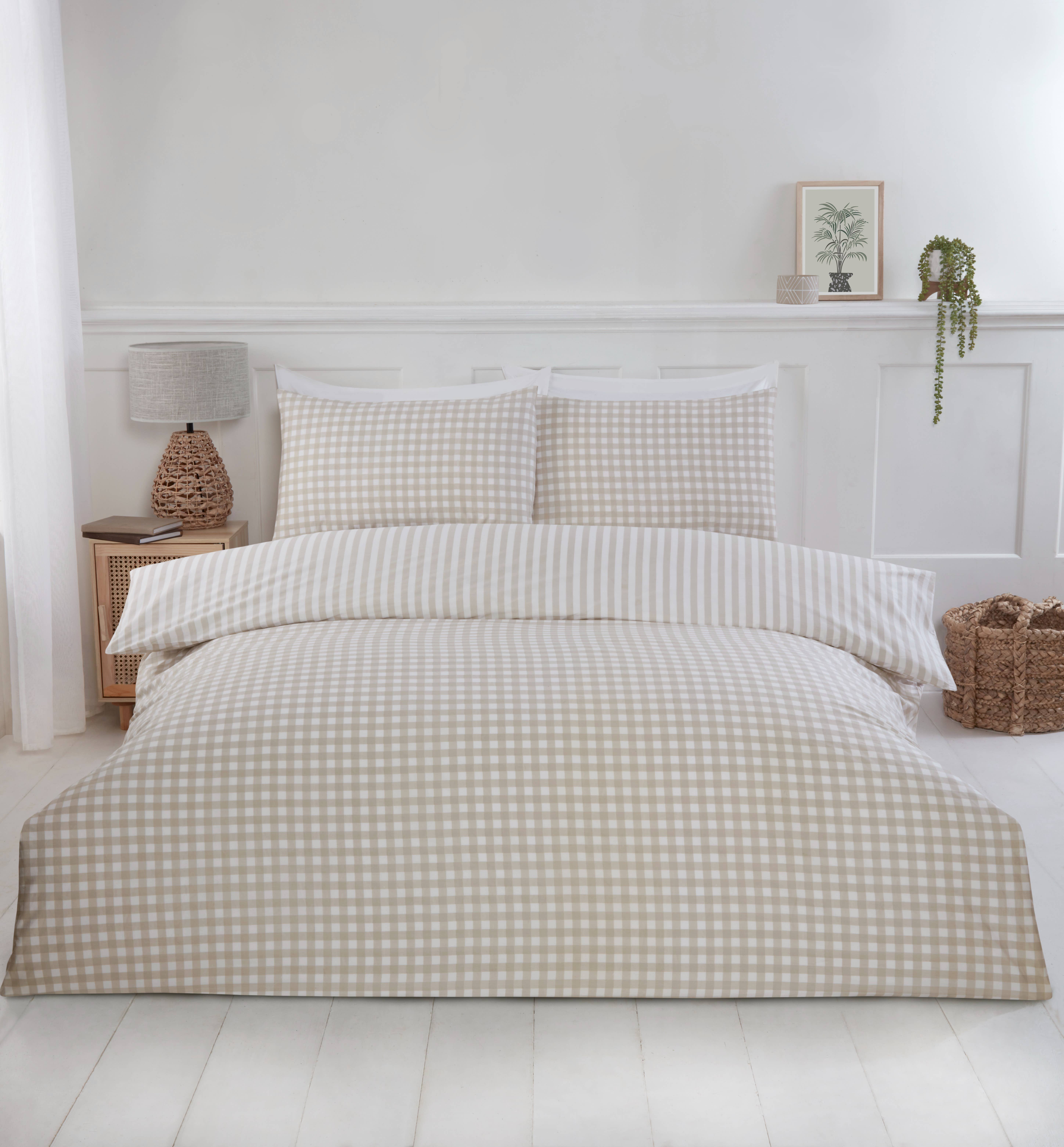 Rapport Home Furnishings Limited - Wholesale Duvet cover - Gingham Polycotton Check Polycotton Duvet With Pillowcase3