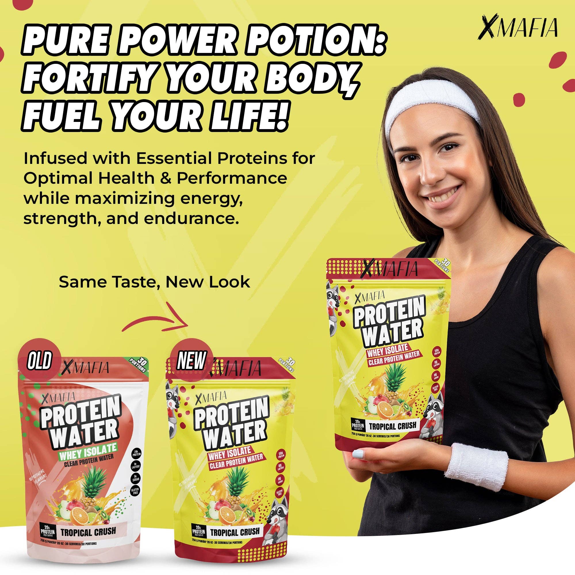 XMAFIA – wholesale Protein/superfood powder – XMafia – Protein Water, Clear Protein Powder - Tropical1