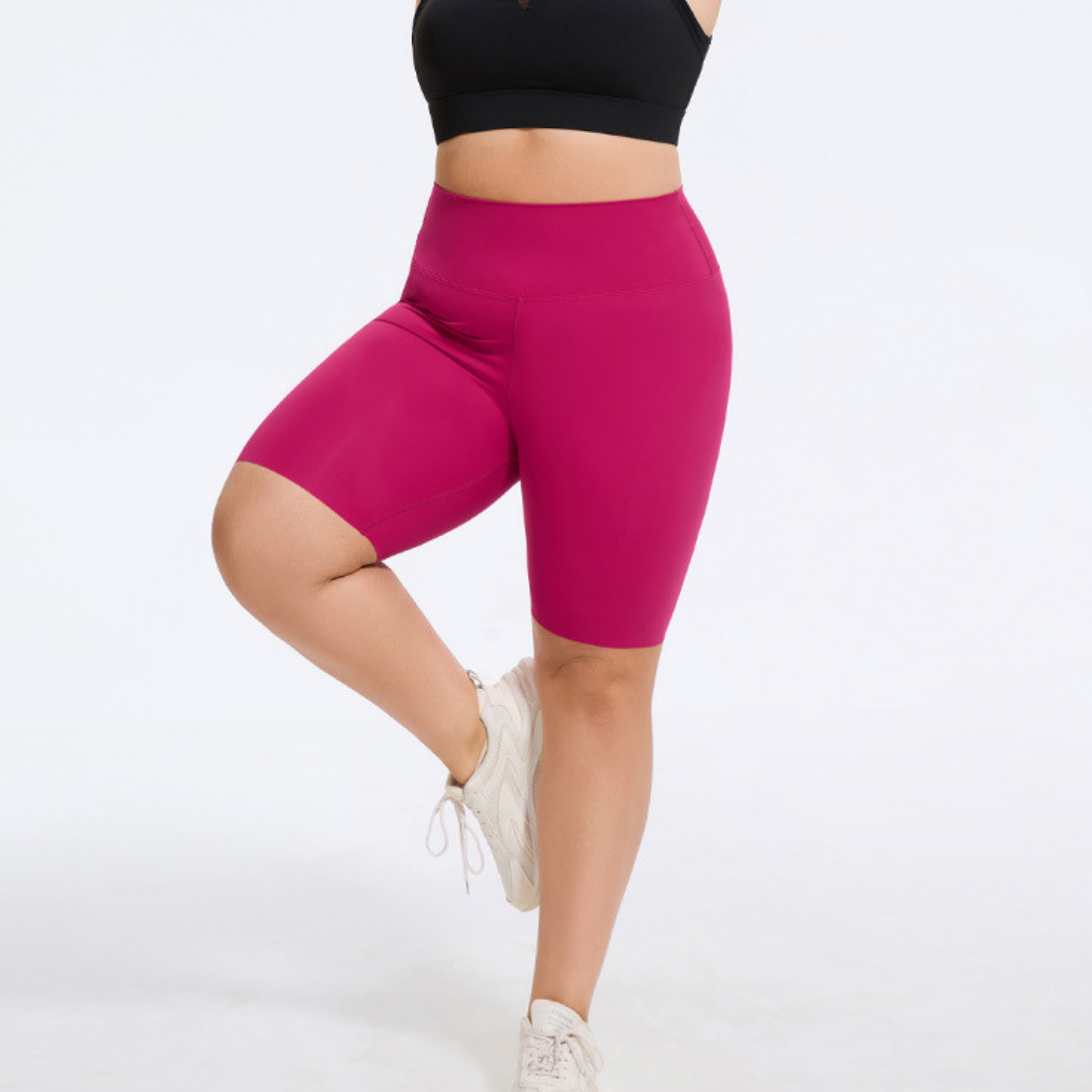 Sodalemon - Wholesale Sportkledingset - Dames - Plus size dames billenliftende yoga capri legging3