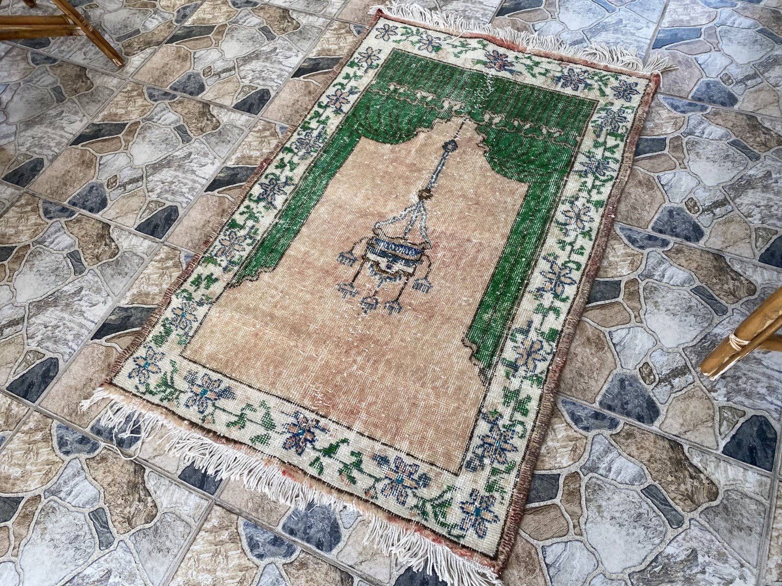 Oushak Rugs - Wholesale Area Rug - Vintage Anatolian Hand-Knotted Wool Tribal Geometric Rug 2x44