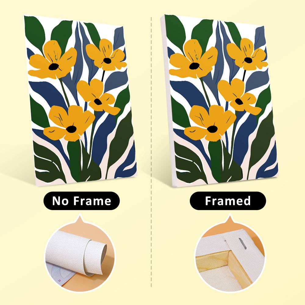 Paint Your Numbers – Großhandel Bastelset – Botanical Brights 6er-Pack Mini-Mal-nach-Zahlen-Set14