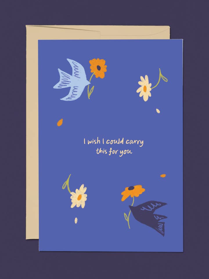 J'aimerais pouvoir porter ça pour toi. pour la vente par Pebbles and Company