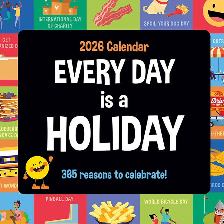 2026 Jeder Tag ist ein Feiertag Wandkalender für den Großhandel von TF Publishing - Paper Goods