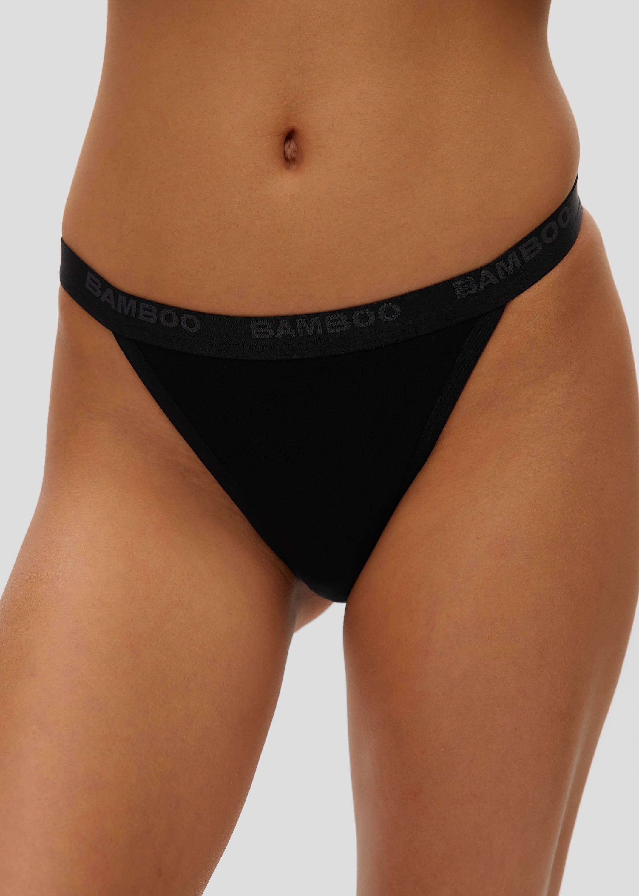 Bamboo Underwear – wholesale Underwear – Women's – String high échancré tonique7