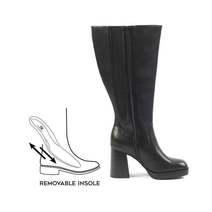 Gabylou - Wholesale Boots - Women's - Wide calf boots size 2XL - Model Melissa33