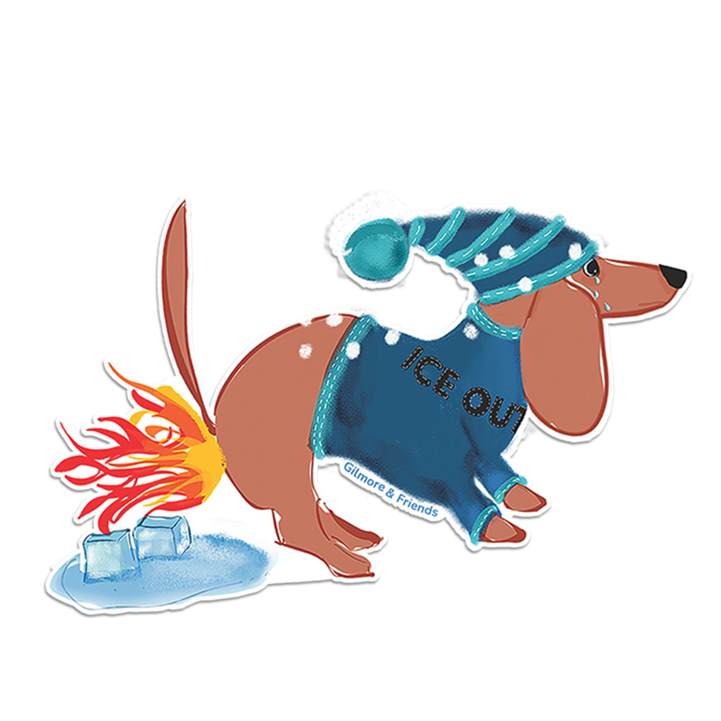 Gilmore & Friends - Wholesale Sticker - Political Protest Stickers - Sticker Sheet - Ice Out 2