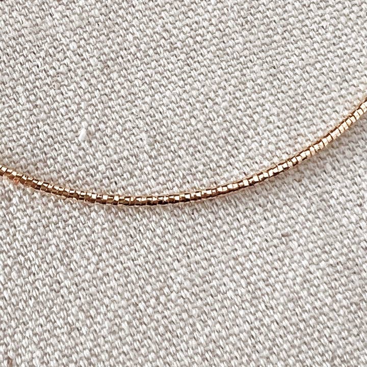 GoldFi - Wholesale Link & Chain Necklace - 18k Gold Filled Omega Necklace