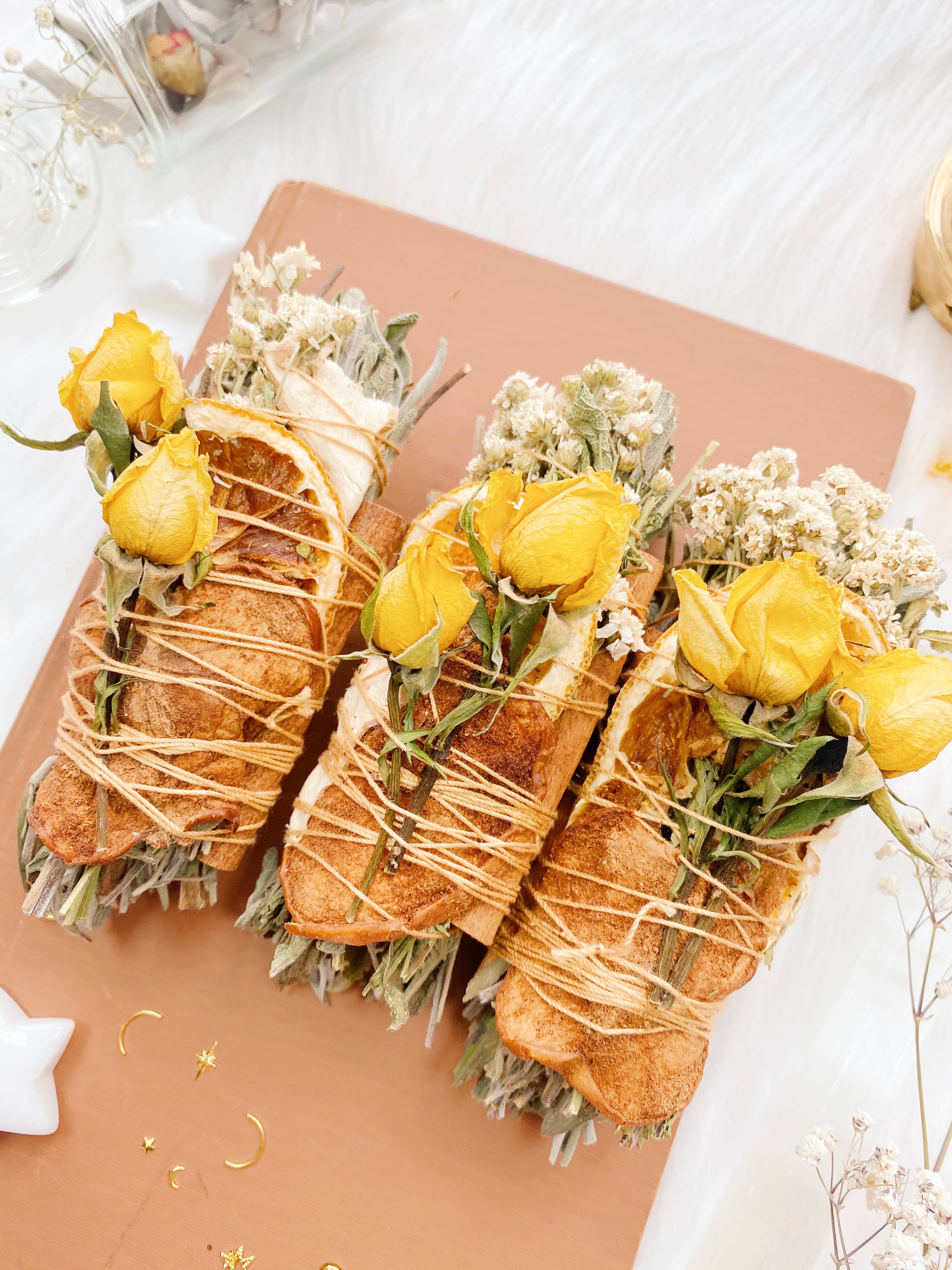 The 12th Moon - Wholesale Sage Bundle - SPICED AUTUMN  Bundle - Smudge - Smoke Cleansing4