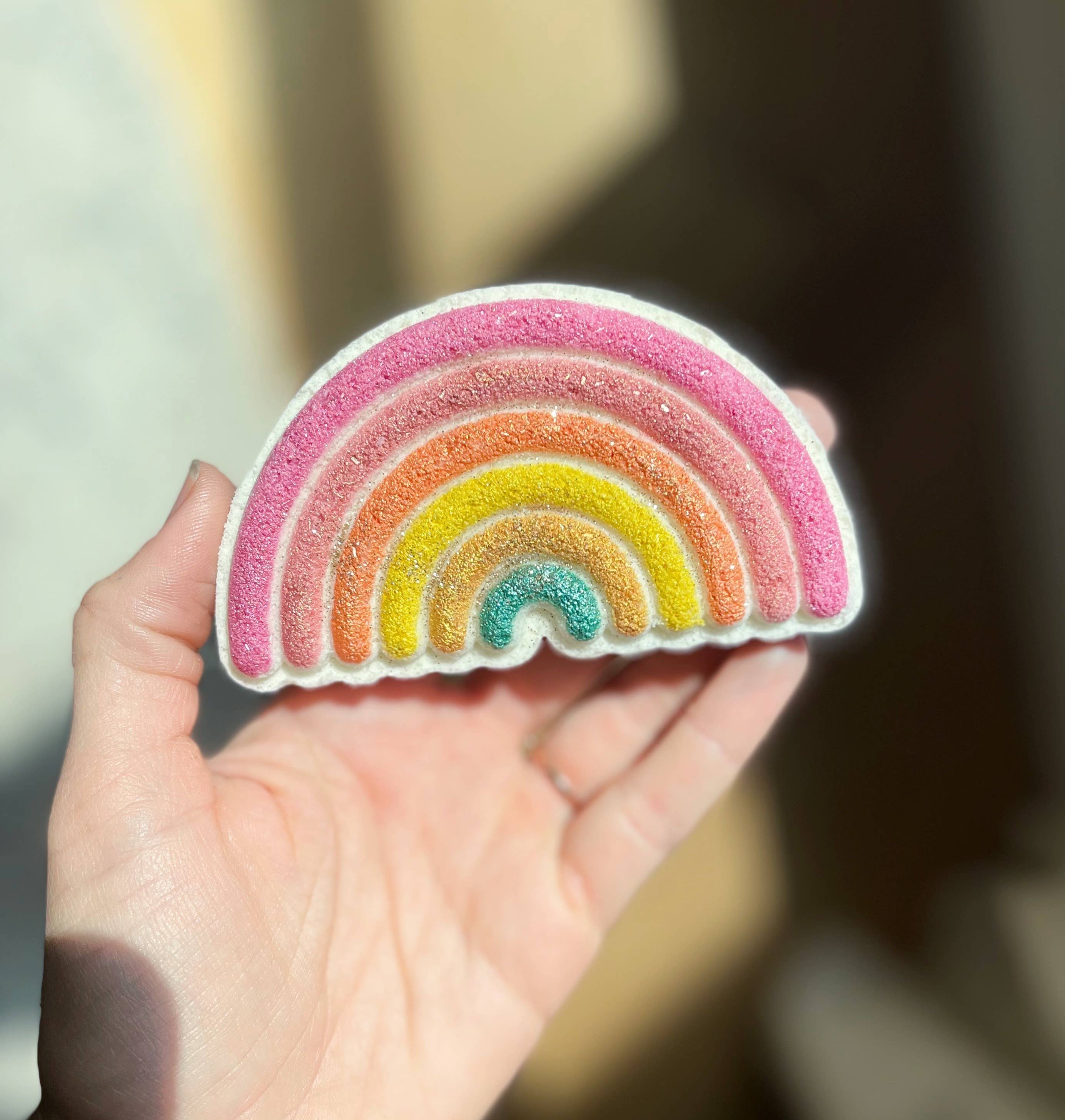 The Sister Made - Wholesale Bath Bomb/Fizz - Rainbow Bath Bomb - Boho Rainbow3