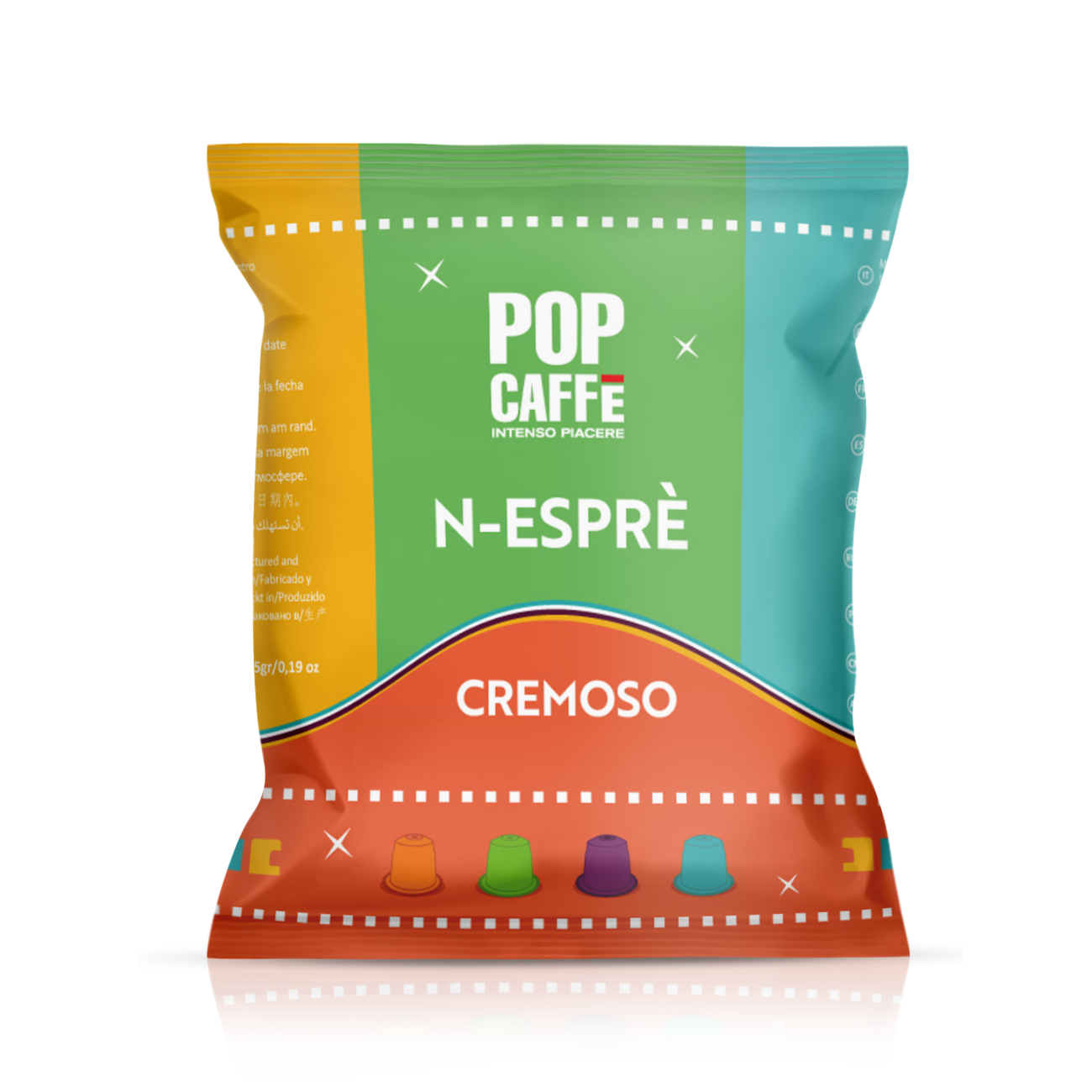 POP CAFFE' - Venta al por mayor Café instantáneo/expreso - Cápsulas de café POP CAFFÈ N-ESPRÈ Cremoso compatibles con máquinas Nespresso1