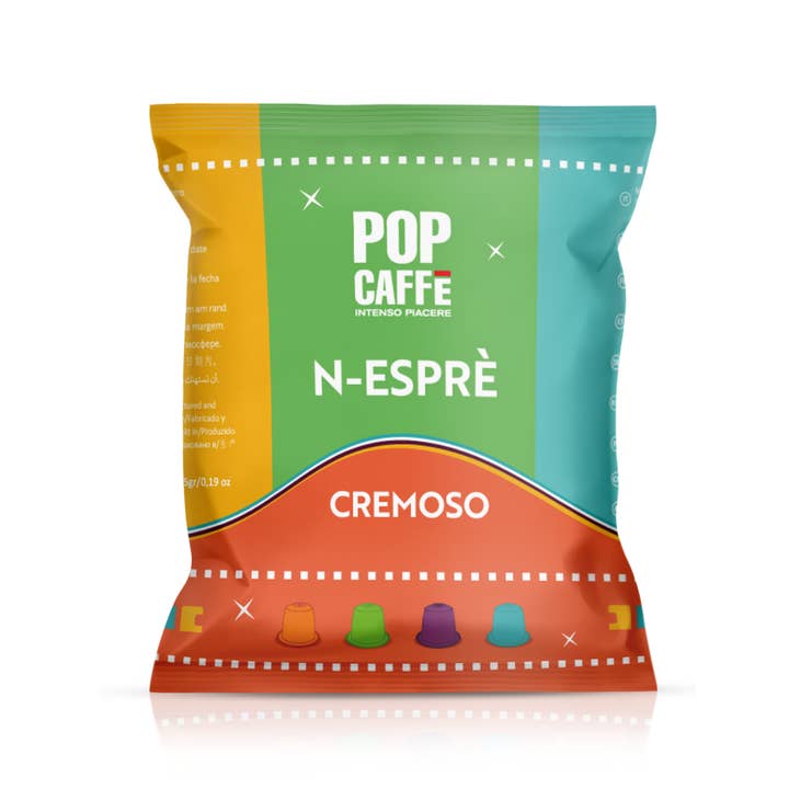 POP CAFFE' - Wholesale Instant Coffee/Espresso - POP COFFEE NESPRE CREAMY
COMPATIBLE WITH NESPRESSO MACHINES1