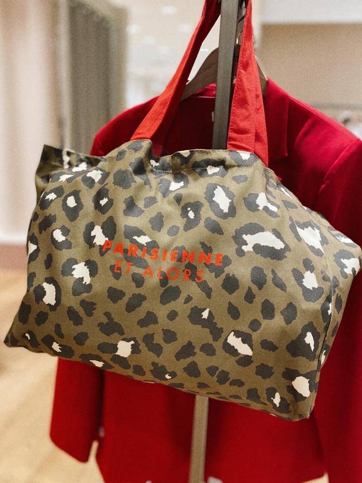 GM leopard indkøbspose for engroshandel hos Parisienne et alors