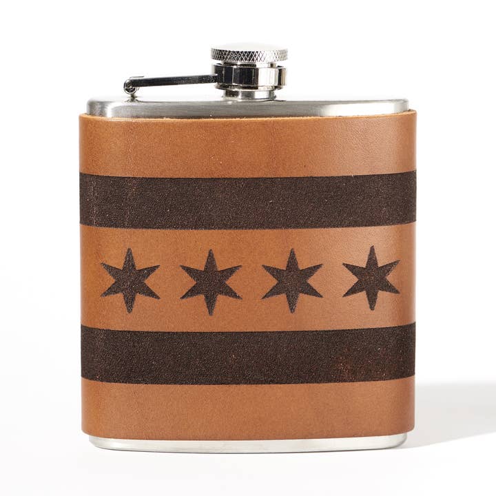 Tactile Craftworks - Wholesale Flask - Chicago Flag Flask0