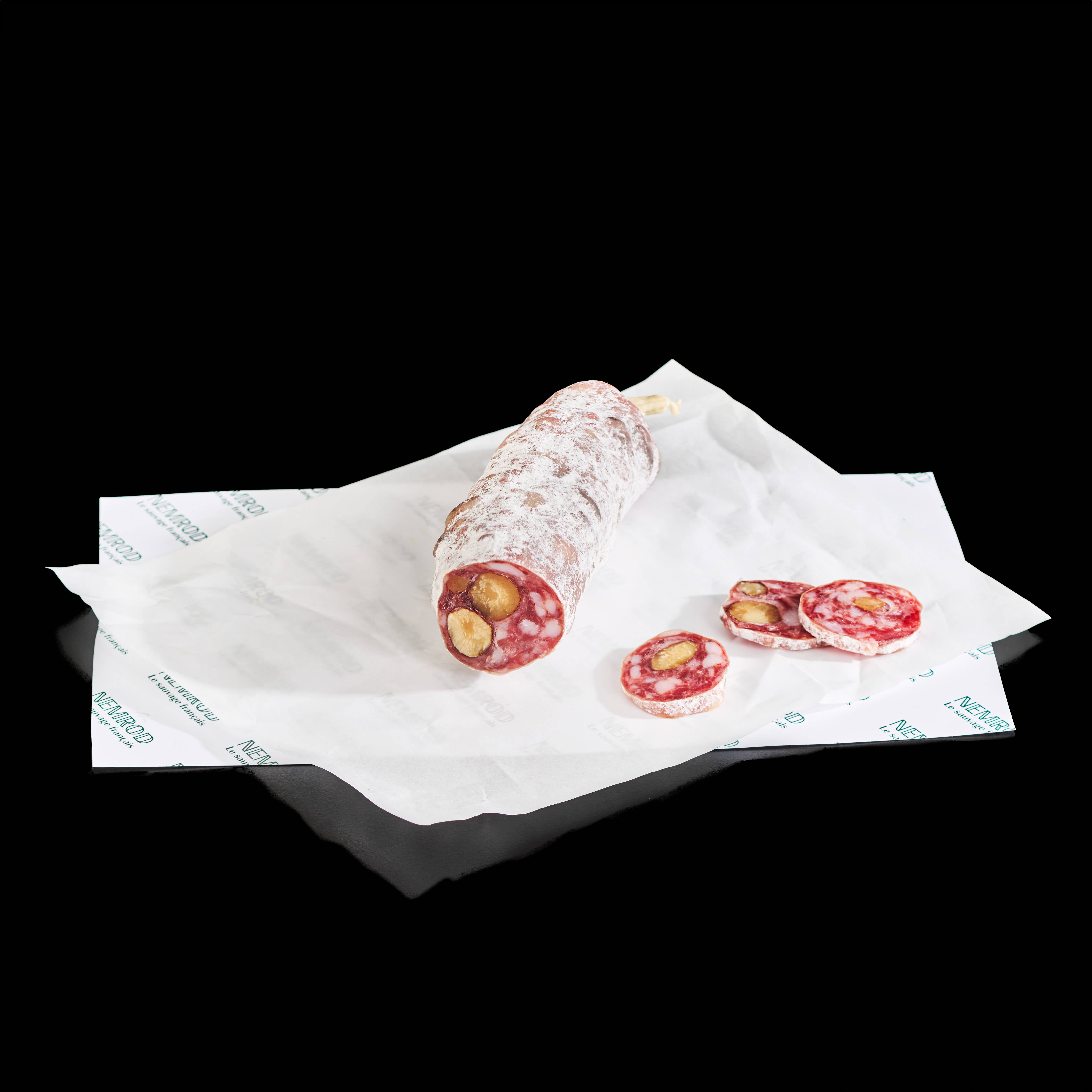 Nemrod - Wholesale Sausage - KALIOS Wild Boar Sausage with Smoked Almonds - Game - 10