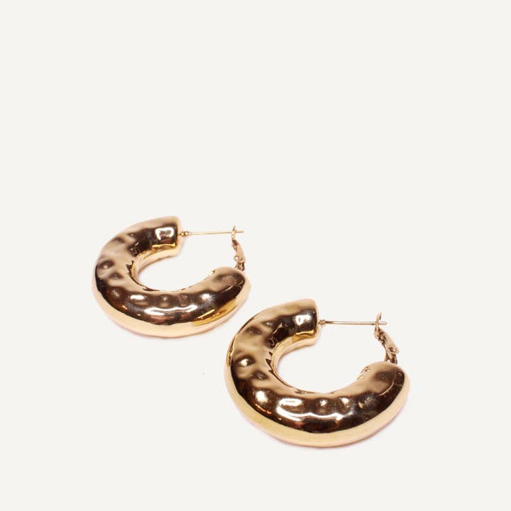 Caprice Paris - Vendita all'ingrosso Orecchini a cerchio - Creoli larghi Sassari Oro | Gioielli fatti a mano in Francia5