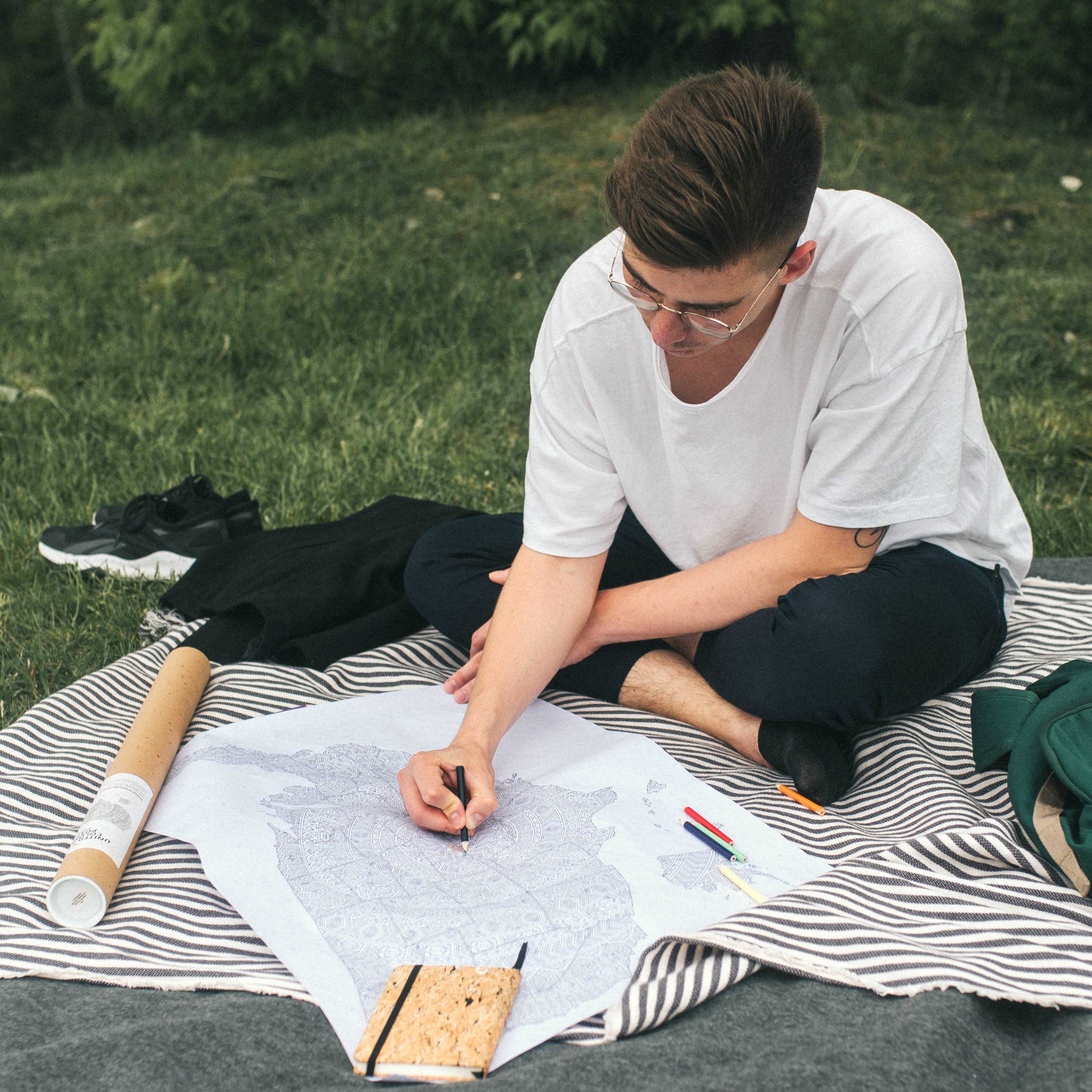 Anna Grunduls Design - Wholesale Coloring Book - Adult - Mandala United States Coloring Map8