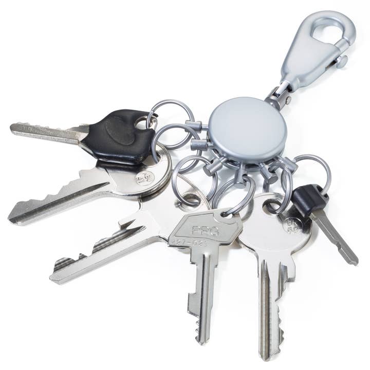 TROIKA GERMANY GmbH – Großhandel Schlüsselanhänger – Unisex – PATENT Schlüsselorganizer + Karabiner | einfach erweiterbar