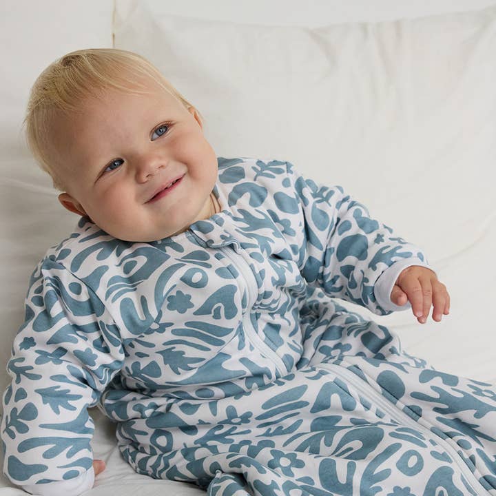Anchor & Arrow - Wholesale Sleepsack - Baby - NEW Winter Sleeping Bag 2.5 TOG - Blue Abstract1