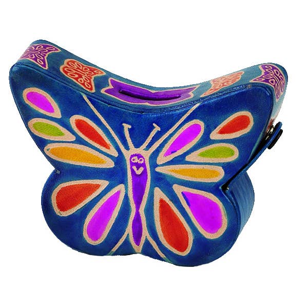 Butterfly Leather Bank for wholesale by Benjamin International