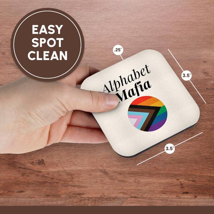 3dRose - Wholesale Coasters - 3dRose, Image of the words alphabet mafia, Coaster13