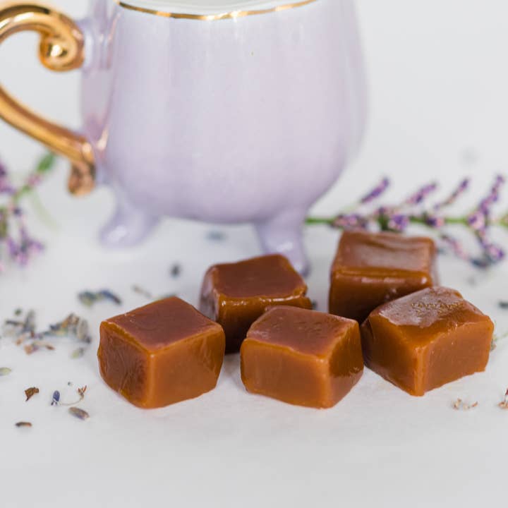 1/4 Lb Thé à la Lavande Caramel pour la vente par Southern Caramel