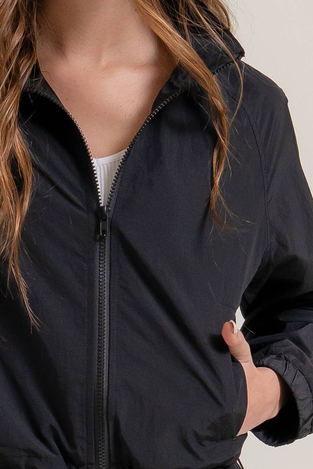 Active Basic | Active USA - Vente Veste de sport – femme - Anorak de sport à manches longues et coupe courte6