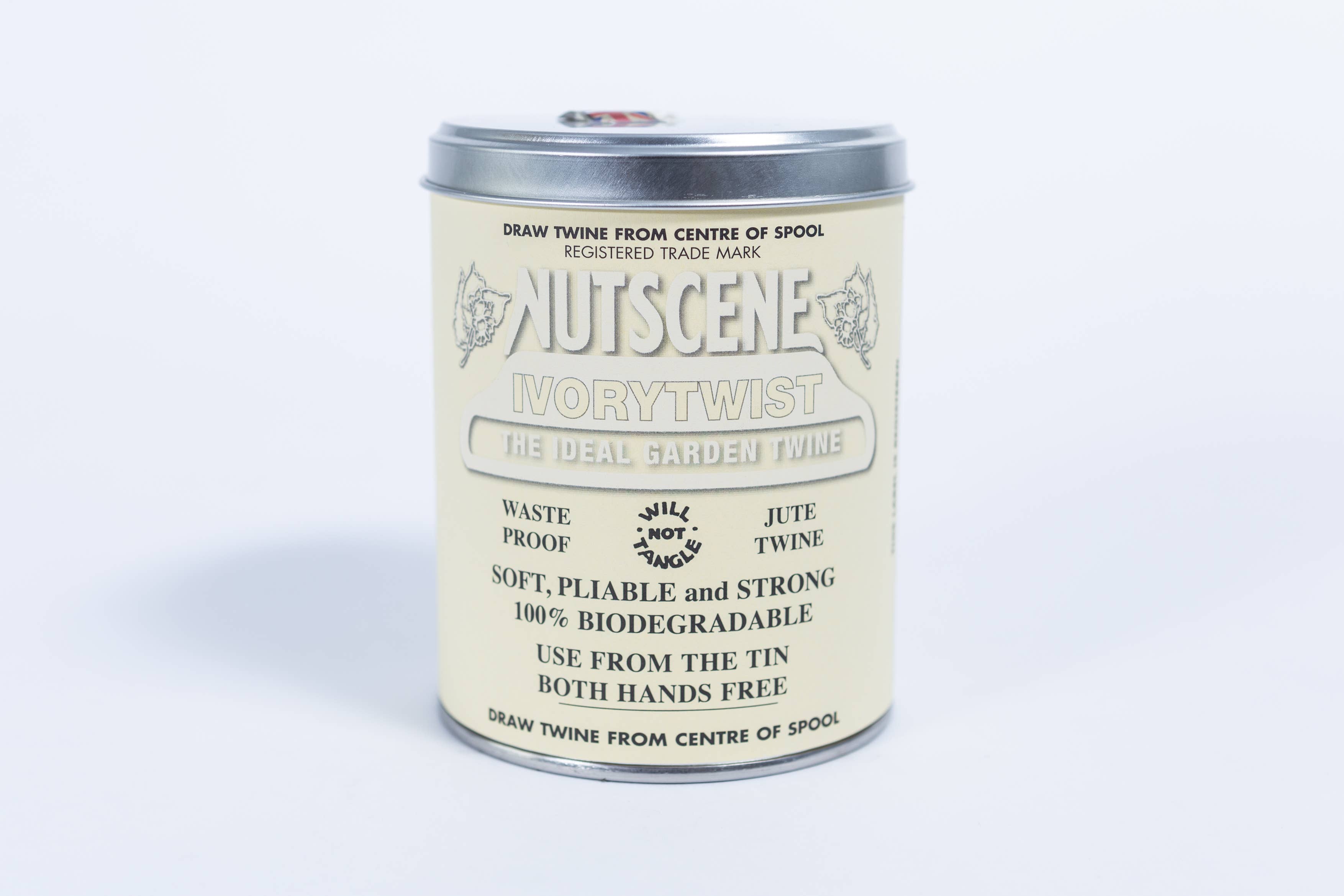 Nutscene Twines Ltd - Wholesale Touw - Iconische tin met Nutscene juten touw (150 m)14
