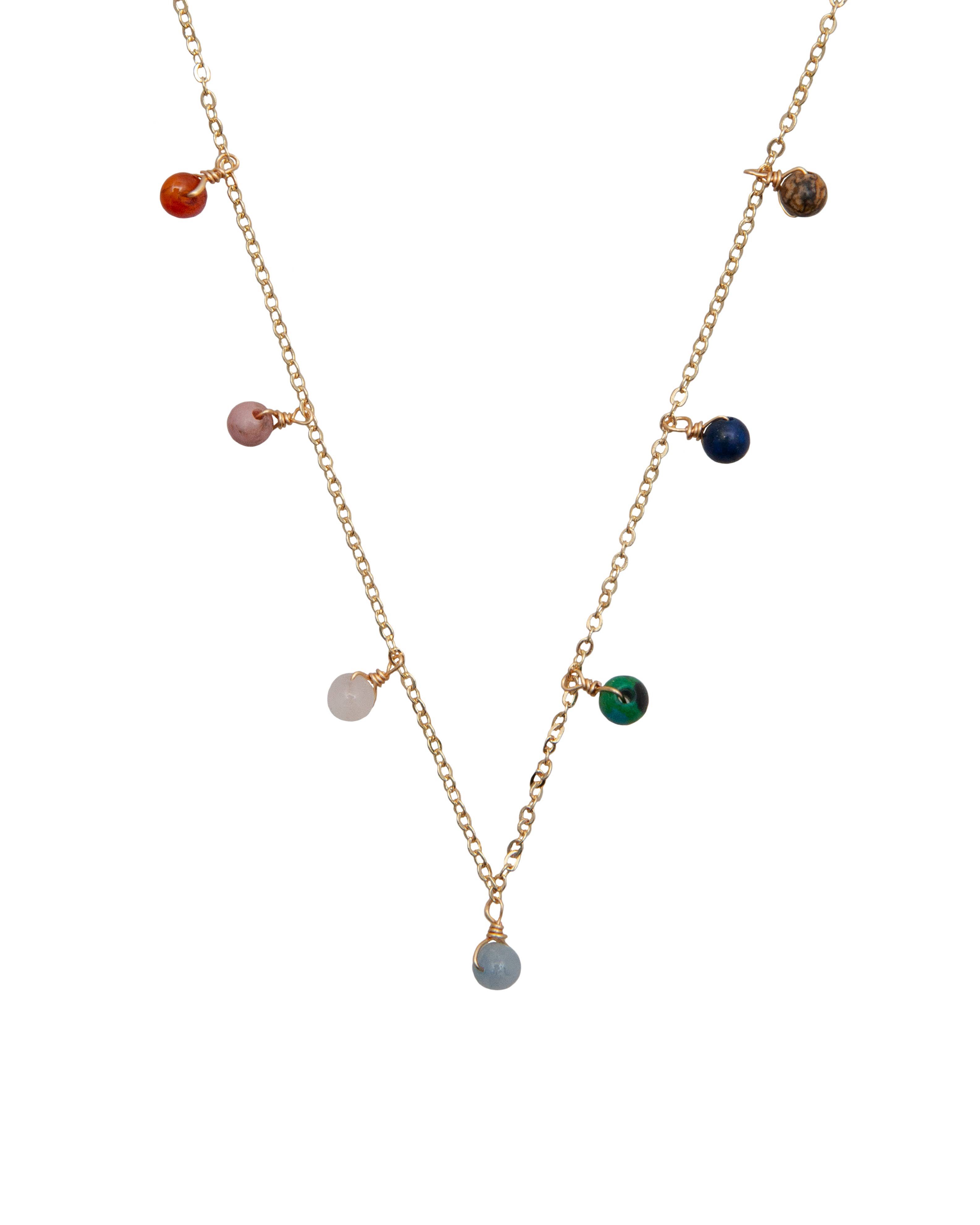 Lotus and Luna - Wholesale Pendant/Charm Necklace - Silver 4mm Master Healer Dewdrop Necklace2