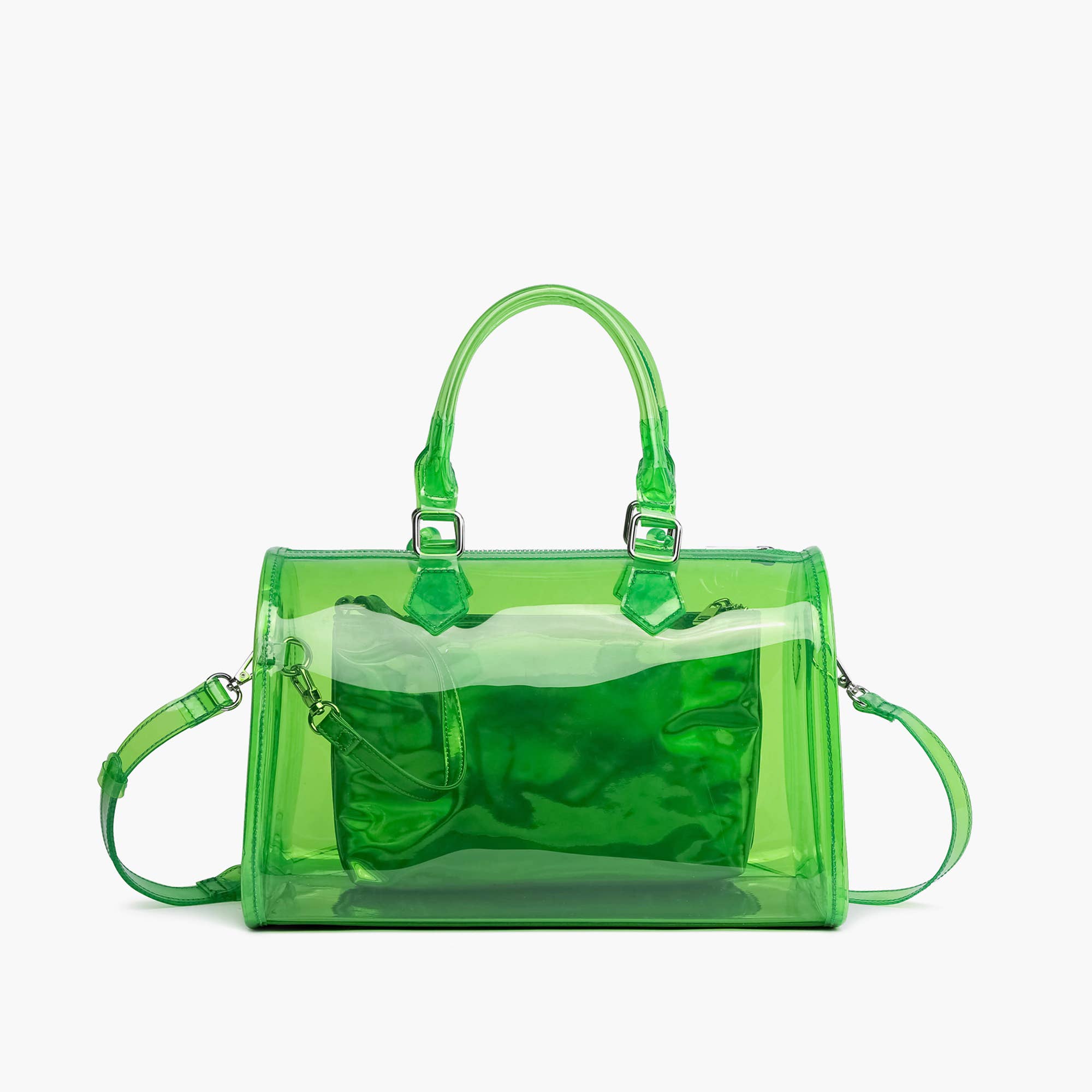 Like Dreams - Wholesale Satchel - Women's - Trendy Iced Out Hologram Satchel Glitter Handbag for everday10