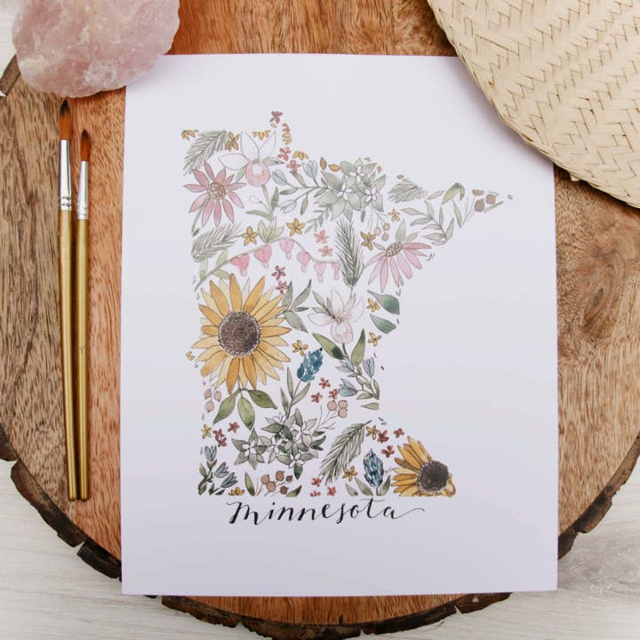 Minnesota State Print for engroshandel hos Roseberry & Co.