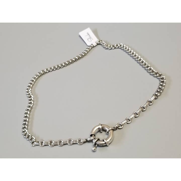 Ketting met laagjes aan de voorkant en midden voor wholesale door Shrake Culture