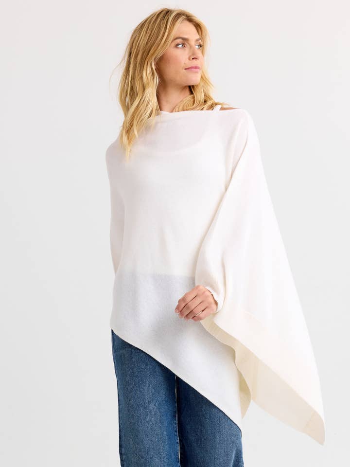 Cashmere Poncho for wholesale by Pura Cashmere