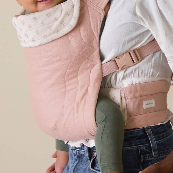 Solly Baby - Wholesale Baby Carrier - Blush Floret Buckle Carrier1