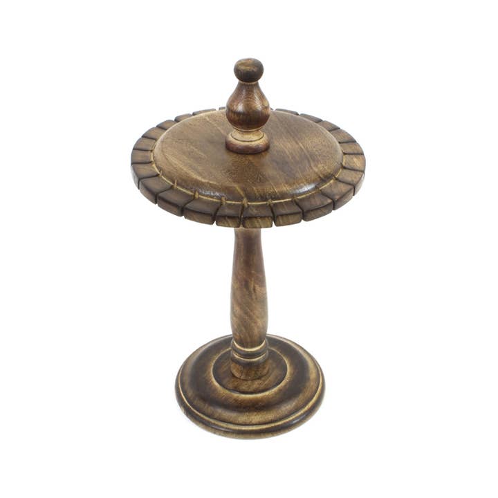Wooden Pendulum Stand for wholesale by Crystal Magick Wholesale Ltd