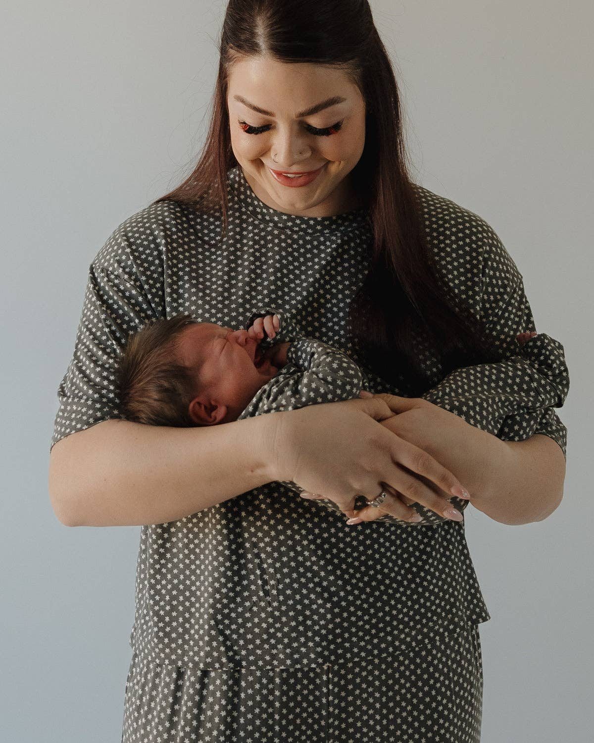 Forever French Baby - Wholesale Sleepsuit - Baby - Bamboo Zip Pajamas | Green Flowers4