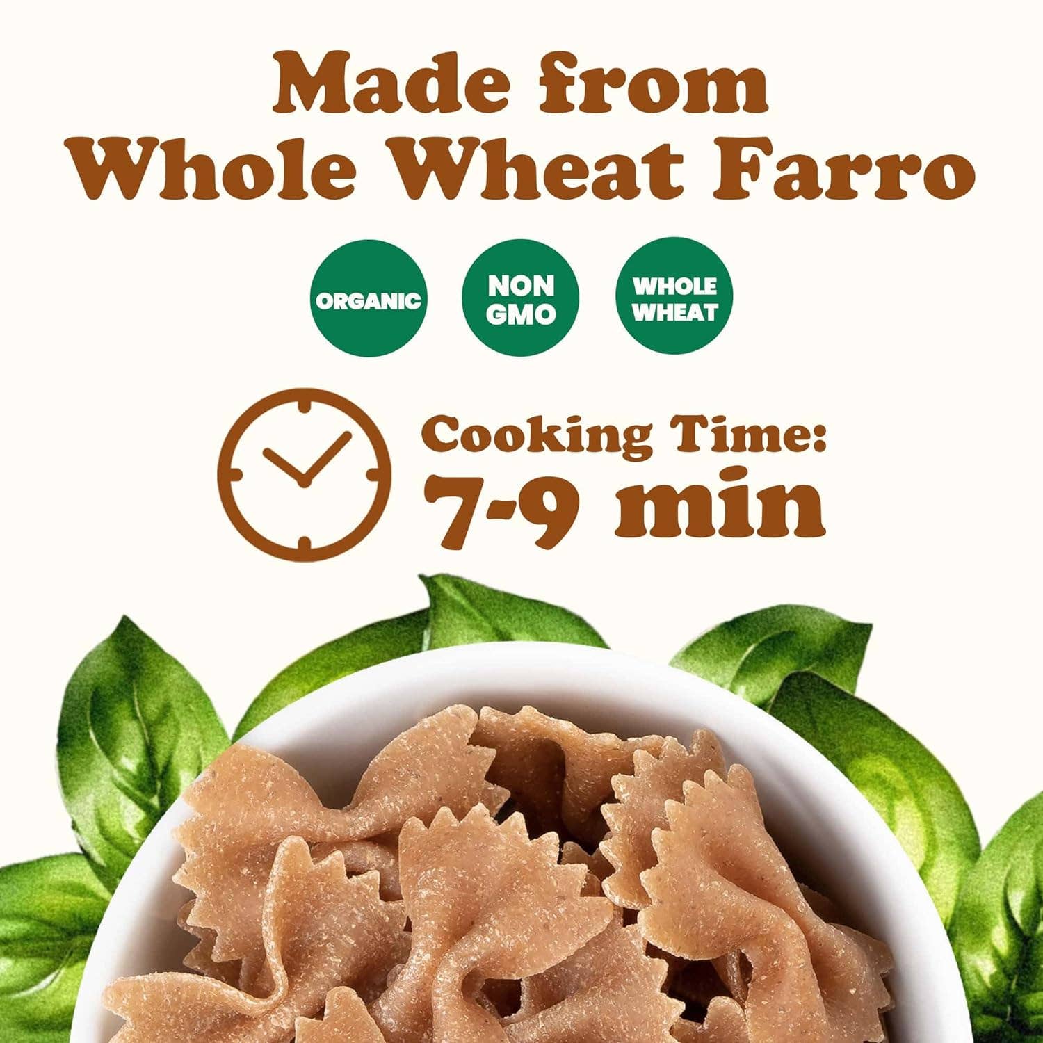 Food To Live - Wholesale Pasta - Organic Farro Farfalle Pasta – Italian Whole Wheat, Non-GMO4