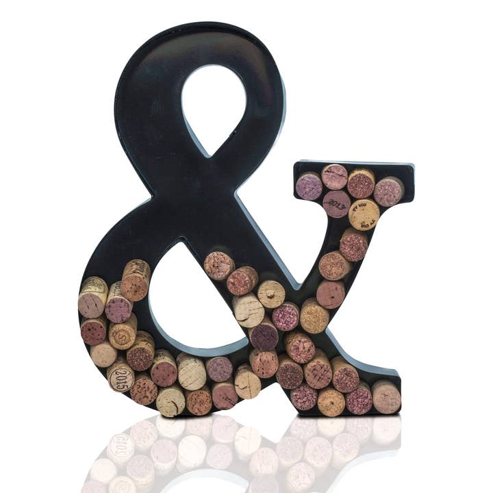 MADE EASY KIT - Wholesale Wine cork holder - Made Easy Kit Metal Letter Wine Cork Holder w/Wall Mount Kit49