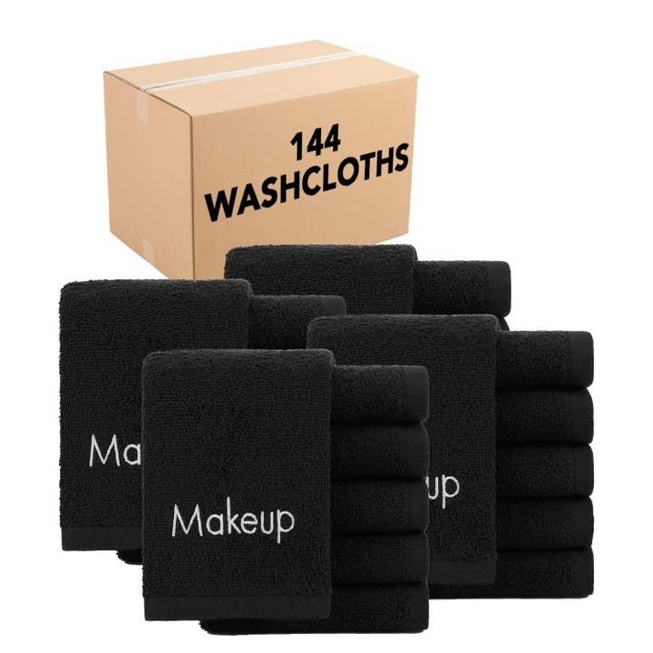 Arkwright Home - Wholesale Wash Cloth - 6 Pack of Makeup Remover Towels8